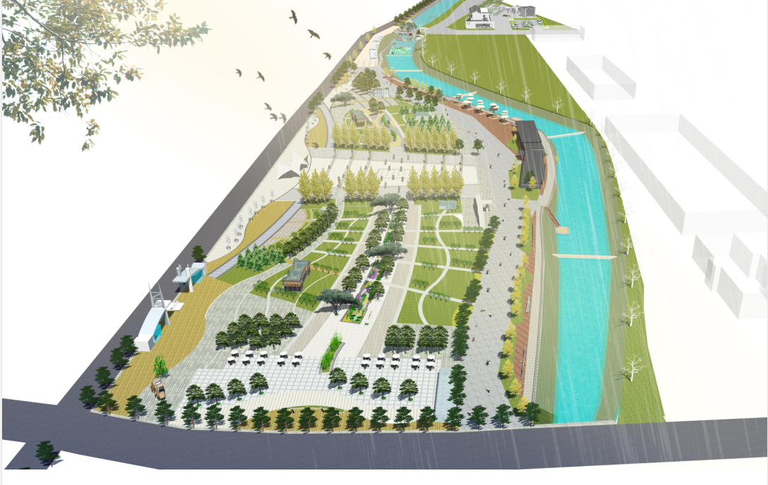 埇橋經濟開發區老淝河中心公園